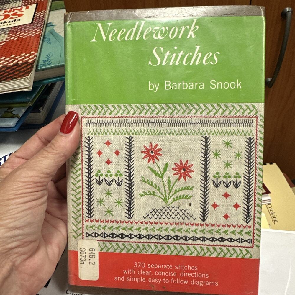 Book: Needlework Stitches by Barbara Snook, 1970, Second Printing